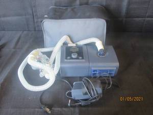 lot 208 image: PHILLIPS RESPIRONICS BIPAP ST WITH BAG AND ACCESSORIES