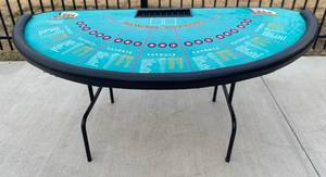 lot 8 image: Full Size Let it Ride table
