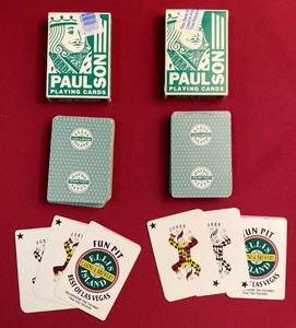 lot 34 image: Paulson Playing Cards (collectible)