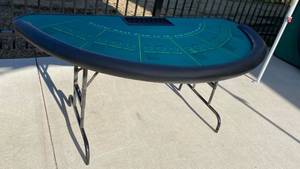 lot 104 image: Full Size Blackjack, Poker or War Table