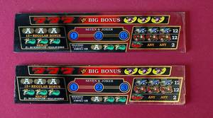 lot 128 image: 2 Slot Machine Glass