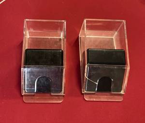 lot 151 image: 2 Blackjack Card Dealer Shoes Dispenser 2 Deck Capacity