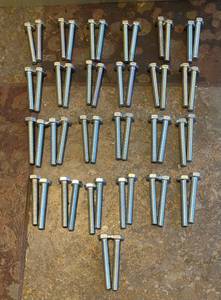 lot 358 image: 50 Hex Bolts