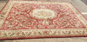lot 36 image: Karastan JosephineClaret Red Area Rug 710x111