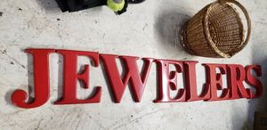 lot 21 image: Plastic Store Letters as shown