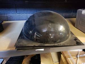 lot 85 image: 3 Security Camera Covers, Half Dome Ceiling Mount Type