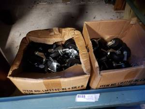 lot 57 image: Swivel Casters and Wheels