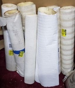 lot 108 image: CoverEasy textured wall covering, several still in original packaging, see pictures