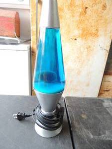 lot 166 image: 15 blue lava lamp