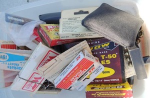lot 191 image: Misc. office supplies incl. staples