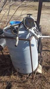 lot 580 image: Barrels with Water Pipe