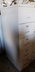 lot 428 image: Steelcase File Cabinet and its Contents