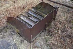 lot 568 image: Vintage tractor bucket scoop