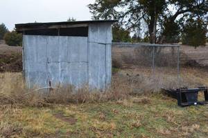 lot 630 image: Chicken Coop, Fencing and contents of coop.