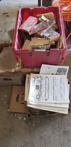 lot 452 image: American Field Newspapers, and Tub of Books