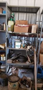 lot 413 image: Metal Shelving Unit Only