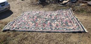 lot 511 image: Cairo My Garden Navy 78x112 Area Rug