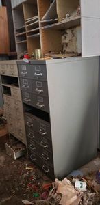 lot 404 image: 2 Card File Cabinets as shown