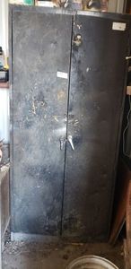 lot 373 image: Metal Cabinet Only with Doors