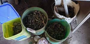 lot 375 image: Buckets of Nuts and Bolts, Plus Hardware