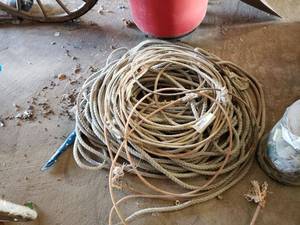 lot 517 image: Lasso Ropes used and 200ft white nylon rope