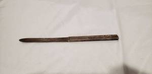 lot 634 image: Tiffany & Company sterling letter opener. Stamped T&CO 925 1937