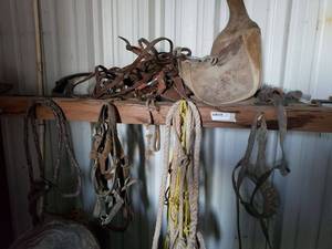 lot 438 image: Bridles, Ropes, Misc. Tack