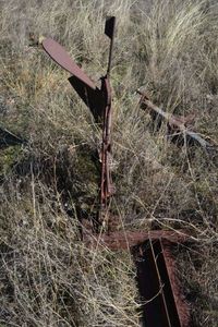 lot 675 image: Vintage single V plow pull behind