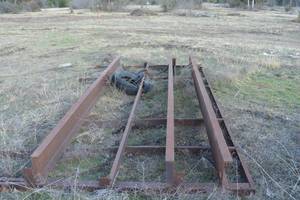 lot 544 image: C Channel iron pull sled