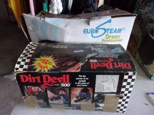 lot 159 image: Dirt Devil 500 and Euro Team Green Pro-steamer