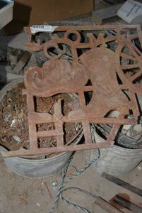lot 531 image: Misc. Metal and Barbed Wire