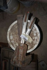 lot 548 image: Tree Climber Spikes and Splitting Wedge