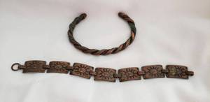 lot 836 image: Copper Bracelets, see pictures