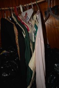 lot 861 image: Clothes, Linens in Dresser as shown
