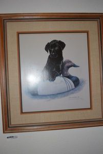 lot 141 image: Limided Edition Print of Dog and Duck by Les Anderson JR (287500)