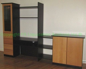 lot 5 image: Danish style entertainment cabinet made in Denmark 104 x 72 x 20