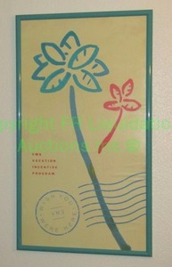 lot 8 image: Promotional VMS vacation print framed 21.5 x 37.5