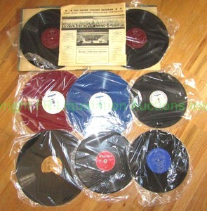 lot 19 image: Vintage mid-century LP records including a Demo record