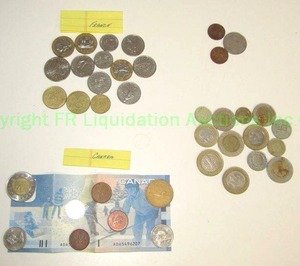 lot 40 image: Assorted foreign currency as shown