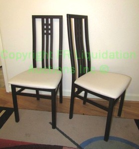 lot 51 image: Italian made dining chair set of 2