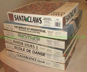 lot 75 image: Assorted art puzzles