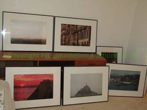 lot 70 image: Framed photos all measure 28 x 21