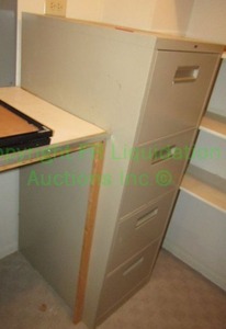 lot 98 image: Hon metal file cabinet