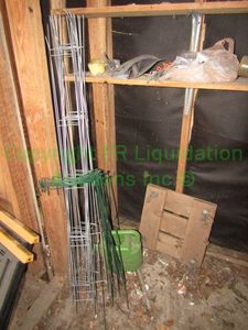 lot 116 image: Assorted gardening supplies as shown