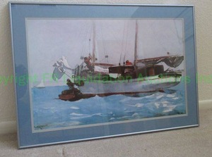 lot 115 image: Key West water color framed