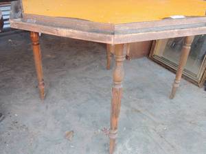 lot 278 image: VINTAGE HEXAGON FOLDING GAME TABLE