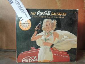lot 41 image: Coca Cola signature full color calendar year 2000 in box