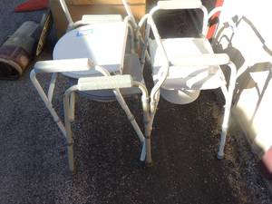 lot 112 image: 3 gently used potty chairs in good condition