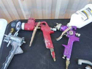 lot 141 image: 3 spray guns