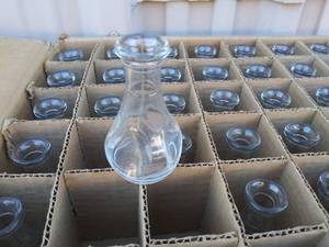 lot 160 image: Approx.. 12 doz. 1.5 oz. glass decanters in box